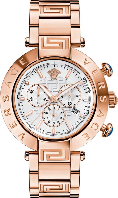 versace rose gold chronograph watch|Versace women watches clearance.